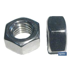 DIN 934 M-5 INOX A4   CAJA 200 UNID.