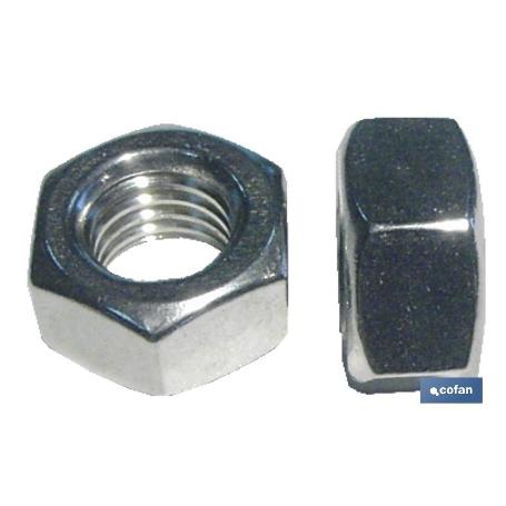 DIN 934 M-5 INOX A4   CAJA 200 UNID.