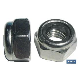 DIN 985 M- 4 INOX A4   CAJA 100 UNID.