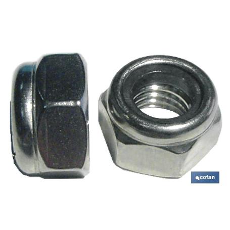 DIN 985 M- 4 INOX A4   CAJA 100 UNID.