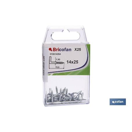 BL 20 UDS. 17X40 ZINCADO   CAJA 12 UNID.