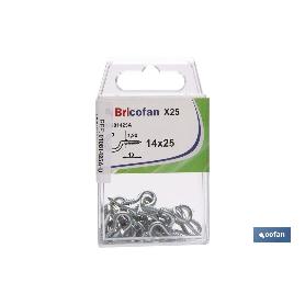 BL 25 UDS. 14X25 ZINCADO   CAJA 12 UNID.