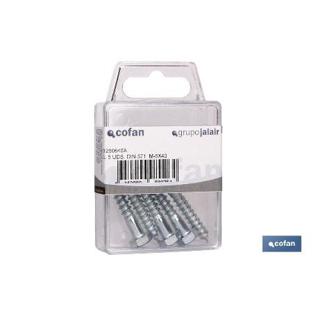 BL 2 UDS. DIN-571  M-8X100   CAJA 10 UNID.