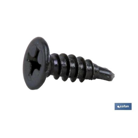 TORNILLO AUTOT. EXTRAPLANO 4,2 X 23 NEGRO   CAJA 500 UNID.