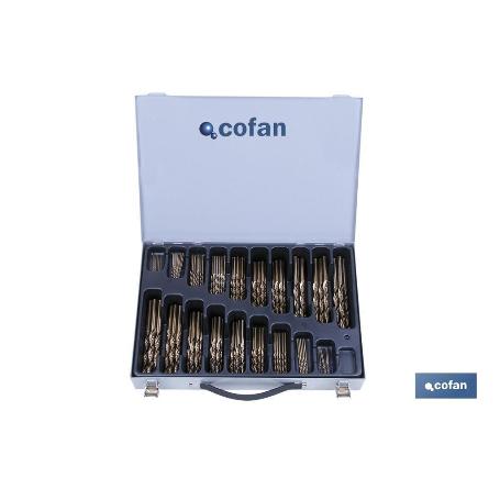 MALETIN SURTIDO BROCAS COBALTO 1-10 - 125 UNDS.