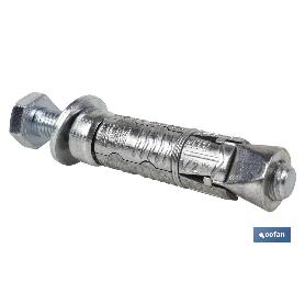 ANCLAJE ZAMAK HPM M-8X50 CON TORNILLO 8.8   CAJA 50 UNID.