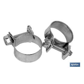 ABRAZADERAS STANDAR MINI-CLAMP 7-9 MM   CAJA 200 UNID.