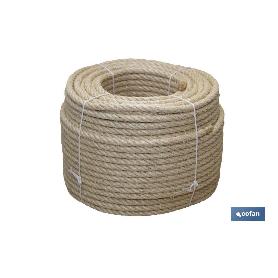 CUERDA SISAL 4 CABOS 10 MM 100 MTS NATURAL