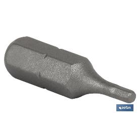 PUNTA DE DESTORNILLADOR HEXAGONAL ESTÁNDAR 8 25 MM VENTA UNITARIA