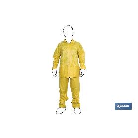 TRAJE AGUA AMARILLO POLIESTER/PVC TALLA XXXL