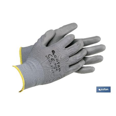 BLISTER G.100% POLIEST. IMPREG. PU GRIS T-11 VENTA UNITARIA