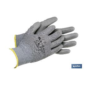 BLISTER G. 100%  POLIEST. IMPREG. PU GRIS T-8 VENTA UNITARIA