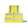 CHALECO AMARILLO CON CREMALLERA T-XXL