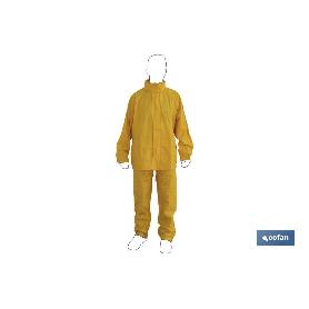 TRAJE DE AGUA PU/PVC AMARILLO TALLA M