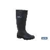 BOTA ALTA DE AGUA PVC NEGRA TALLA 41