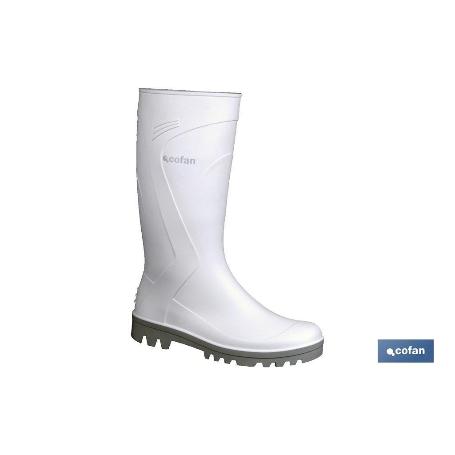 BOTA AGUA PVC BLANCA TALLA 36