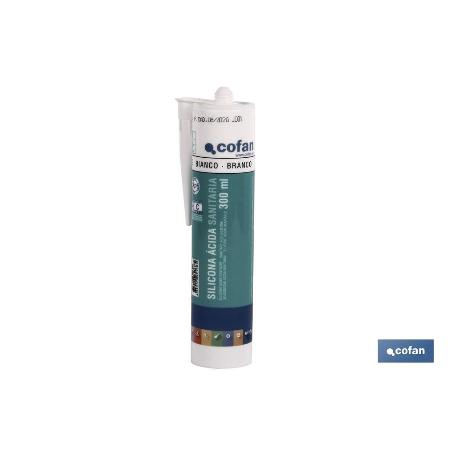 SILICONA ACIDA SANITARIA 300ML BLANCO