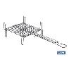 PARRILLA DOBLE ZINCADO 40X40CM