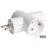 ADAPTADOR SCHUKO 3 VIAS  (16A-250V)