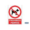 SEÑAL POLIESTIRENO 297X210MM. PROHIBIDO PERROS