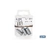 BLÍSTER DE 4 UDS. DIN-6334 M-6X30 ZINC VENTA UNITARIA