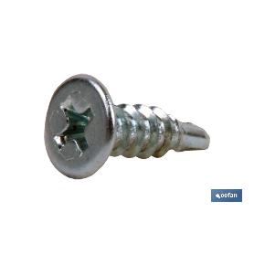 TORNILLO AUTOT. EXTRAPLANO 4,2 X 23 ZINCADO   CAJA 500 UNID.