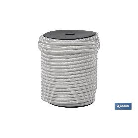 CUERDA ELASTICA (LÁTEX 1ª) 12MM 25 M. BCO