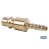 CONECTOR AIRE ESPIGA TUBO 12 MM GRAN CAUDAL