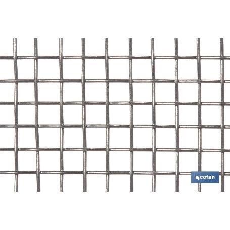 MALLA ELECTROSOLDADA GALV.13X13X0,9MM (0,6X25M)