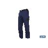 PANTALON TRAB. FLEX. JANO SLIM FIT MARINO/NEGRO T-46