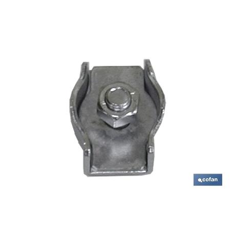 SUJETACABLES PLANO SIMPLE M-8   CAJA 50 UNID.
