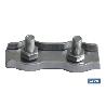 SUJETACABLES PLANOS DOBLE M-10   CAJA 25 UNID.