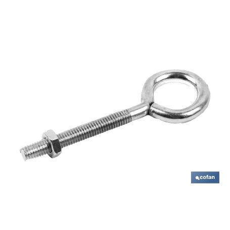 HEMBRILLA CON TUERCA M-5X40   CAJA 100 UNID.