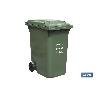 CONTENEDOR 2 RUEDAS 360LT COLOR VERDE