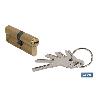 CILINDRO DE SEGURIDAD DE LATÓN 30/40 - LEVA LARGA