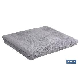 TOALLA DUCHA GRIS PERLA GR.580/M2 GAMA PERLAN 70X140CM