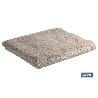 TOALLA LAVABO BEIGE GR.580/M2 MODELO ABISINIA 50X100CM