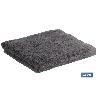 TOALLA BAÑO GRIS ANTRACITA GR.580/M2 MODELO PIEDRA 100X150CM