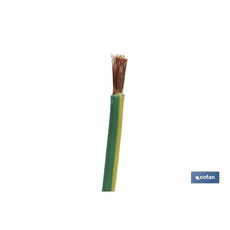 ROLLO CABLE H07V-K 1X1,5MM2 AMAR/VERDE (100M)