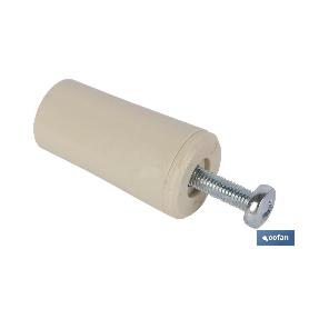 2 UDS. TOPE PARA PERSIANA MARFIL 60 MM VENTA UNITARIA