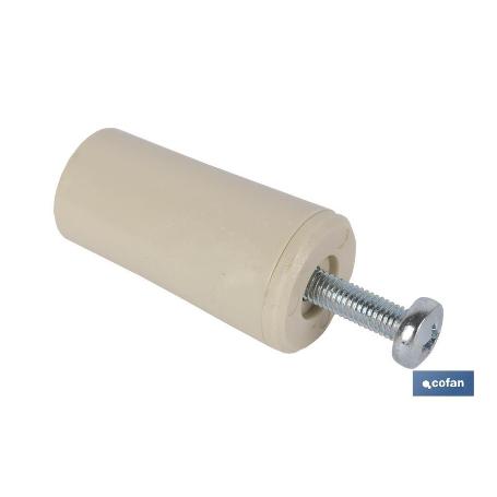 2 UDS. TOPE PARA PERSIANA MARRÓN 60 MM VENTA UNITARIA