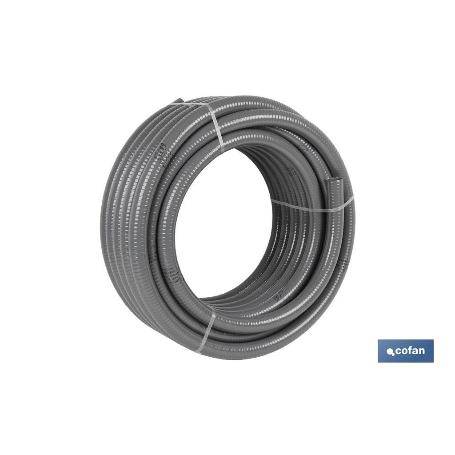 ROLLO DE TUBERÍA HIDRO GRIS CERTIFICADA Ø20 MM 25 M