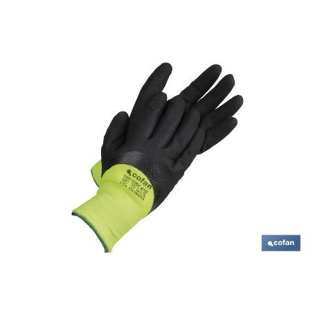 GUANTE IMPREG. NITRILO ESPUMA PROTECC. FRIO T-8 VENTA UNITARIA