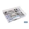 SET ORGANIZADOR COSMETIC 30X23X8CM TRANSPARENTE VENTA UNITARIA