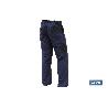 PANTALON TRAB. FLEX. JANO SLIM FIT MARINO/NEGRO T-46