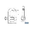 GRILLETE RECTO M-6 ZINCADO   CAJA 100 UNID.