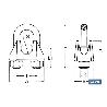 SUJETACABLES ACERO INOXIDABLE M-6   CAJA 20 UNID.