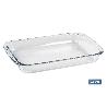 SET DE 3 FUENTES RECTANGULARES DE VIDRIO BOROSILICATO MODELO BARITINA 1600ML-2200ML-3000ML