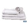 TOALLA TOCADOR BLANCA  GR580/M2  GAMA PALOMA 30X50CM