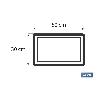 TOALLA TOCADOR GRIS PERLA GR.580/M2 GAMA PERLAN 30X50CM